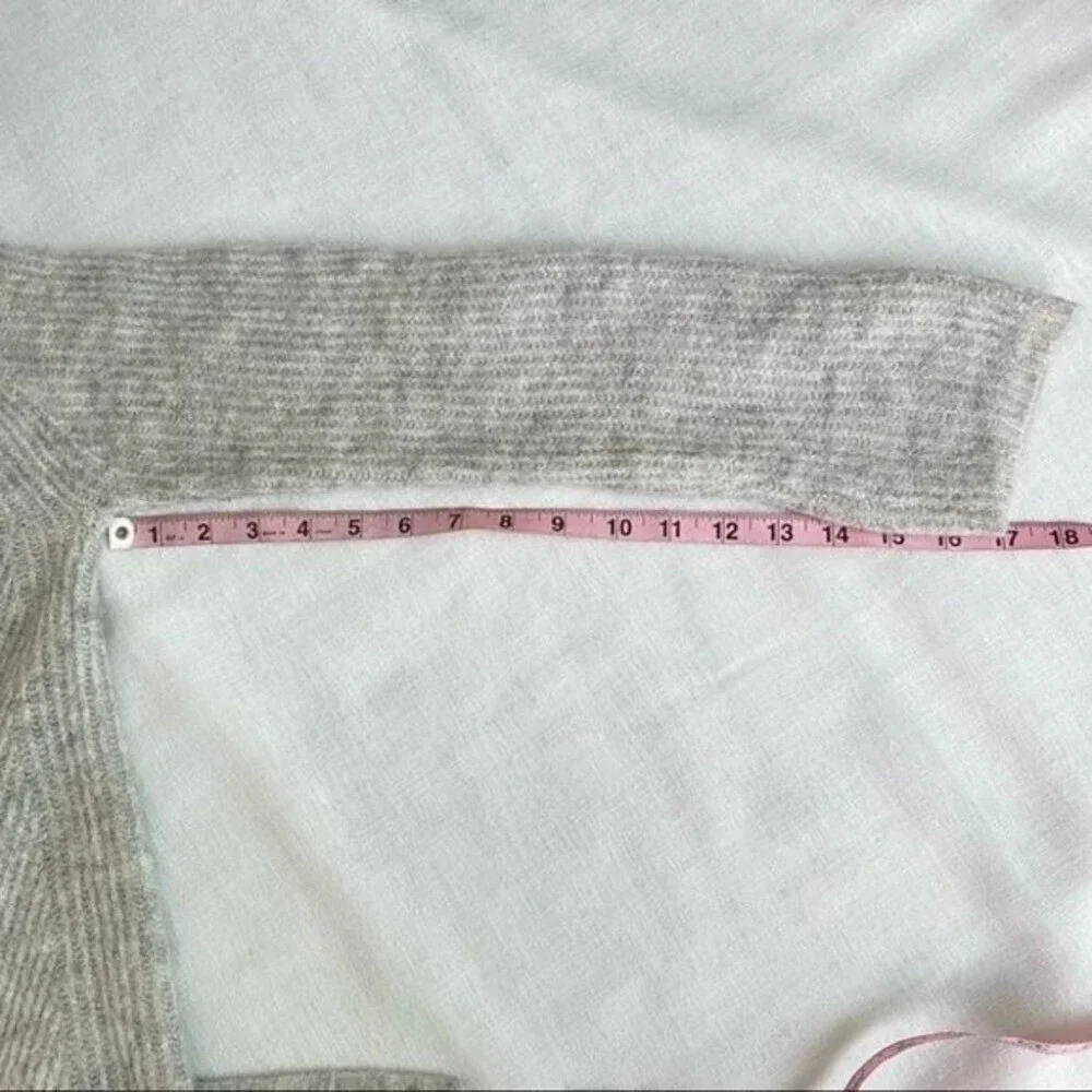 Point Sur Open Back Sweater In Heather Dusk Grey - Picture 12 of 16